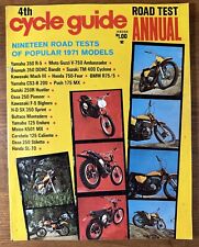 Vintage 1971 Cycle Guide Road Test 4th Annual Magazine Motorcycle 19 Models picture