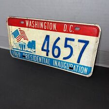Vintage Washington D.C. 1969 Presidential Inauguration 4657 License Plate Nixon picture