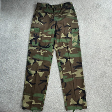 Woodland Camouflage Combat Temperate Trousers Medium Long US Military Tullahoma picture