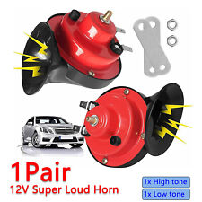2x 12V Super Loud High Low Tone Universa Car electric bicycle Horn Waterproof picture