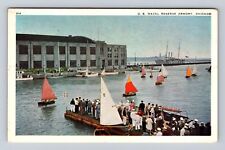 Chicago IL- Illinois, US Naval Reserve Armory, Antique, Vintage Postcard picture