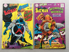 BRAVE and the BOLD 77 78 BATMAN Atom BATGIRL Wonder Woman high-grade FN/VF 7.0 picture