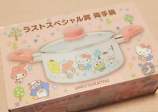 SANRIO Hello Kitty two-handed pot with lid My Melody Cinnamoroll Pompompurin picture