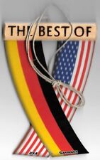Rear view mirror car flags Germany and USA German unity flagz for inside the car picture