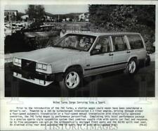 1986 Press Photo Volvo turns cargo carrying into a 740 Turbo sport wagon. picture