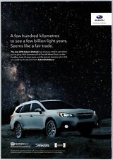 2018 Subaru Outback SUV Automobile Full Time All Wheel Drive Sky Stars Print Ad picture