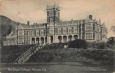 The Boy's College, Nelson, New Zealand, Early Postcard, Used in 1908 picture