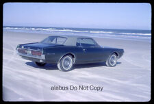 Orig 1968 35mm SLIDE Rear/Side View of 60's Mercury Cougar on Beach FL picture