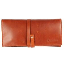 Durable Portable Leather Smoking Pipe Storage Case Roll Bag Tobacco Carry Pouch picture
