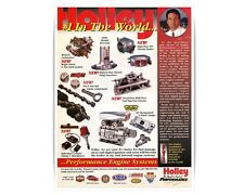 Holley Performance Engine Systems Weiand Lunati Vintage 1999 Print Magazine Ad picture
