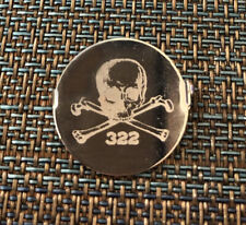 Yale Secret Society Skull & Bones #322 Fraternity Pin  picture