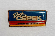 Vintage 1980s Dick Cepek Off Road Truck Racing Advertising Pin New NOS MIP picture