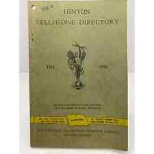 Vintage Telephone Phone Directory Yellow Pages 1955 1956 Hinton West Virginia picture