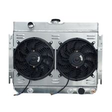 4Row Radiator&Shroud Fan For 1963-68 1964 Chevy Impala Bel Air Chevelle Biscayne picture