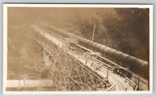 RPPC La Grande Dam Pipeline Eatonville to Rainier c1912 WA Postcard F26 picture