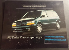 1995 Dodge Caravan Sportwagon - Vintage 2-Sided Dealer Sales Print Ad Brochure picture