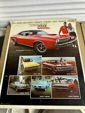 Original 1970 Dodge Full Line Sales Brochure 70 Challenger Charger Dart Coronet picture