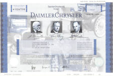 Daimler Chrysler - Stock Certificate - Automotive Stocks picture