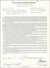 NORMAN ROCKWELL - DOCUMENT SIGNED 05/06/1937 picture