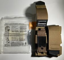 Gerber Custom Fit Dual Quad Sheath MOLLE Coyote Brown - MADE IN USA - NEW picture
