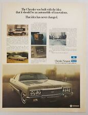 1972 Print Ad 1973 Chrysler Newport 4-Door Cars Advanced Ignition System picture