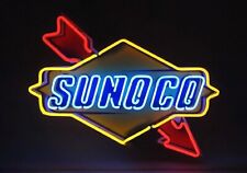 New SUNOCO RACING FUEL Gas Lamp Beer Neon Light Sign 24