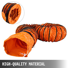 VEVOR 16 FT PVC Flexible Duct Hosing for 12 INCH Exhaust Fan, Orange picture