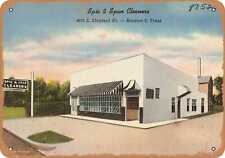 Metal Sign - Texas Postcard - Spic & Span Cleaners, 4015 S. Shepherd Dr. -- Hou picture