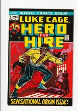 Hero for Hire #1 1972 1st Print LUKE CAGE Marvel 1972 VFNM 9.0 WHITE PAGES BEAUT picture