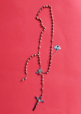 VINTAGE STERLING SILVER ROSARY STERLING CATAMORE CREATION 1940's w tag picture