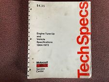Tech Specs Engine 1964 -1972 Ford GM Chrysler American Motors Volkswagen picture