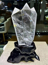 2.85lb Natural Clear Quartz Multi-Obelisk Crystal Energy Point Wand Reiki+S picture