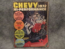Chevy 1972 Hi-Performance Magazine Vol 3 Number 1 1968-1972 Camaro 35050 Z723 picture