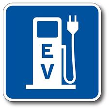 EV Charging Electric Car EV Bumper Sticker Fits Chevrolet Bolt LEAF Tesla BMW i3 picture