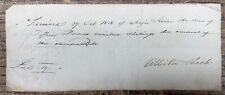 1828 English Receipt of 15£, 19sh, for “ Annexed bill”, w/ embossed tax stamp picture