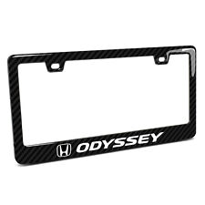 Honda Odyssey Black Real 3K Carbon Fiber Finish ABS Plastic License Plate Frame picture