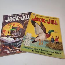 Vtg Thanksgiving Ephemera ~Jack & Jill Mags~Nov Issues '68 & 69 Cut Outs Ads picture