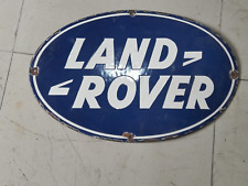 PORCELAIN LAND ROVER  ENAMEL SIGN 36X24 INCHES picture