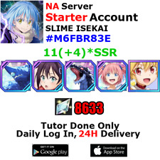[NA][INST] Slime ISEKAI Starter Account 11(+4)SSR 8630+Crystals #M6FB picture