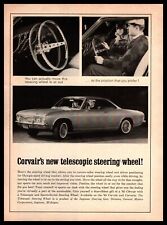 1964 Chevrolet Corvair Telescoping Steering Wheel Saginaw Gear Vintage Print Ad picture