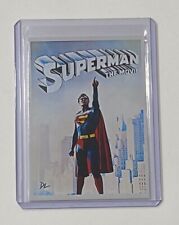 Superman The Movie Limited Edition Artist Signed Trading Card 4/10 picture