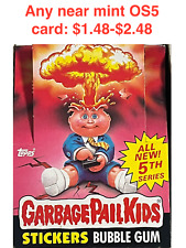 1986 Topps Garbage Pail Kids OS5 NM-MT SINGLES - You pick your card* GPK picture