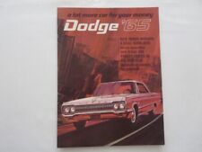 1965 Dodge Sales Brochure Catalog Monaco Polara 880 440 330 Station Wagon +  picture