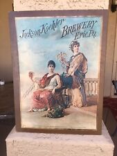 Jackson Koehler Brewery poster cardboard easel sign EB-285 14 1/2” by 19 1/2” picture