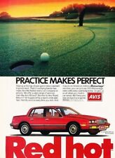 1986 1987 Buick Skylark Avis Rental Original Advertisement Print Art Car Ad J870 picture