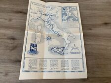 Vintage 1956 Motoring in Italy By Ciat Roma Roadmaster Map Brochure picture