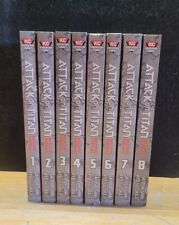 Attack on Titan Before the Fall  Manga Set 1-8 paperback picture