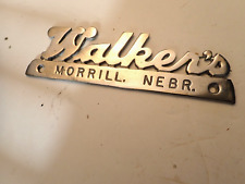NOS 1940s 1950s Walker Pontiac Dealership Badge Emblem Morrill NE 1949 Pontiac + picture