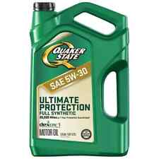 Quaker State Ultimate Protection Full Synthetic 5W-30 Motor Oil, 5 Quart NEW USA picture