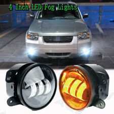 Pair Fog Lights Lamps Clear Lens Bumper Fit For 03-04 Ford Cobra 05-06 Escape picture